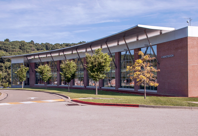 Exterior photo of the VA Healthcare-VISN 4 offices located on the H.J. Heinz campus of VA Pittsburgh Healthcare System.