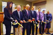 The official ribbon cutting ceremony for VA Butler Healthcare's new domiciliary.