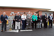 The ribbon-cutting ceremony for the State College Community Based Outpatient Clinic.