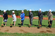 Groundbreaking ceremony for the new hospice center.