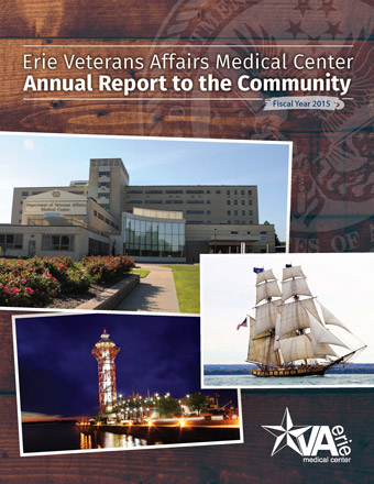 Cover of Erie VA Medical Center 2015 Annual Report