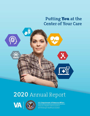 Cover of VA Pittsburgh Healthcare System 2020 Annual Report