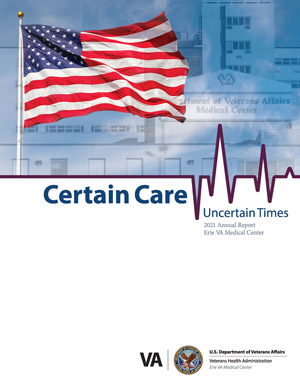 Cover of Erie VA Medical Center 2021 Annual Report