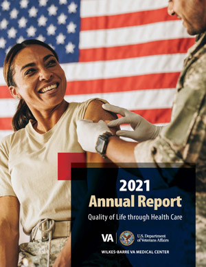 Cover of Wilkes-Barre VA Medical Center 2021 Annual Report