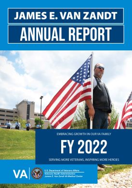 Cover of James E. Van Zandt VA Medical Center 2022 Annual Report