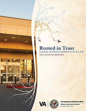 Cover of Erie VA Medical Center 2023 Annual Report