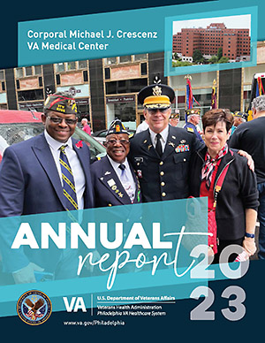 Cover of Corporal Michael J. Crescenz VA Medical Center 2023 Annual Report