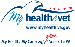 My HealtheVet logo